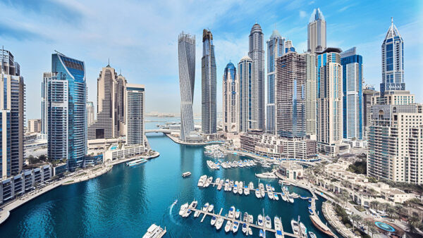 Dubai Marina Skyline