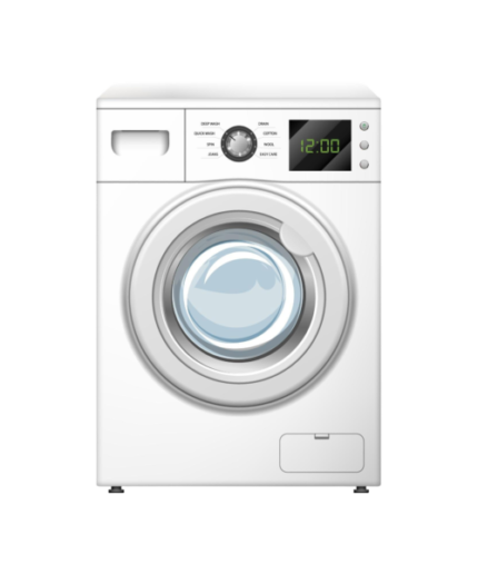 Bosch washing machine with a white background